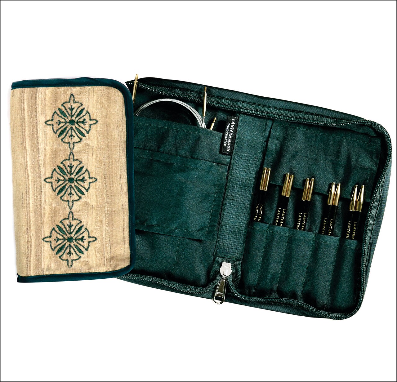 Lantern Moon Legacy 5" Ebony Interchangeable Knitting Needle Set with Silk Case